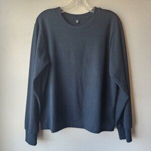 UNIQLO WOMEN SOFT KNITTED CREW NECK Pullover Long Sleeve Sweater Shirt Medium M